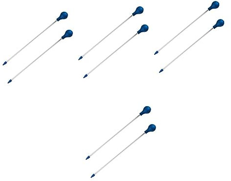 Angoily 8pièces Outils De Nourrissage pour Aquariums Pipettes Silicone pour Coraux Et Poissons