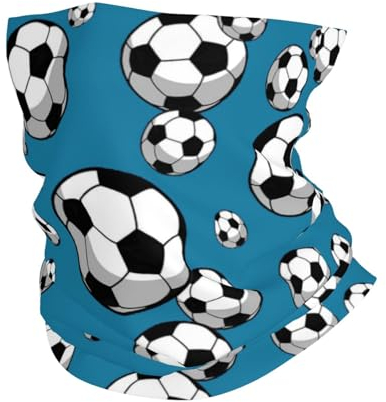 XUZHANG Fußball Fußball, Bandana-Halsmanschette, weicher Gesichtsschutz, Halswärmer, Schlauch, halbe Gesichtsmaske, Schal, Sturmhaube