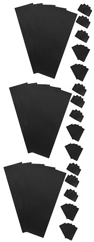 COHEALI 225 Pièces Bijoux Barres Antioxydantes antirouille anti rouille Bande anti-rouille étiquettes en papier pour bijoux bague ctr bandes anti ternissement Papier anti-oxydation Black