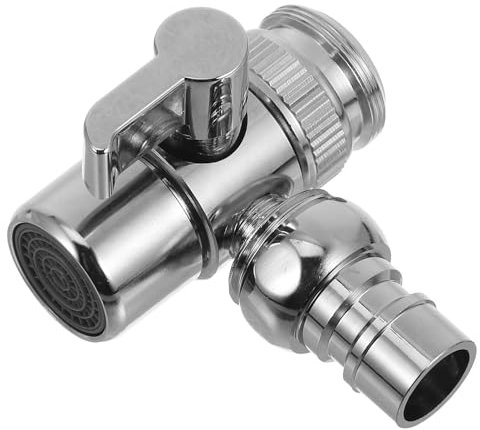 Gadpiparty Waschmaschinen Zulaufverbinder Aus Kupfer 1/2 Zoll Langlebiger Wasserhahnadapter Mit Dichtfunktion Kompakter Einlassanschluss Für Waschmaschineninstallation