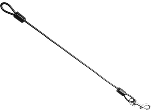 Lumi Zenva Hundeleine Chew Proof 48 cm - Bissfeste Kettenleine für Training | Kausichere Kurzleine für große & kleine Hunde