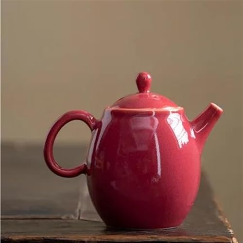 Set Con Teiera Bollitore Per Il Tè Per La Casa Con Filtro Bianco Collezione Di Articoli Per Jun Kiln Dargon Egg Teiera In Ceramica Pentola Antica 160ml Set Di Teiere(B)