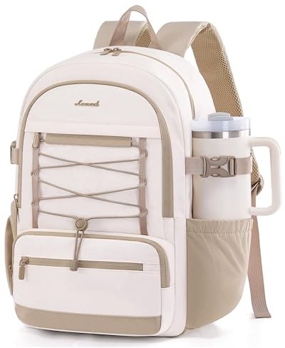 LOVEVOOK Rucksack Damen, 17,3 Zoll Laptop Schulrucksack Teenager Wasserdicht Schultasche Mädchen Travel Backpack Women Uni School Bag Fashion Tagesrucksack Arbeitsrucksack für Reise Schule Work