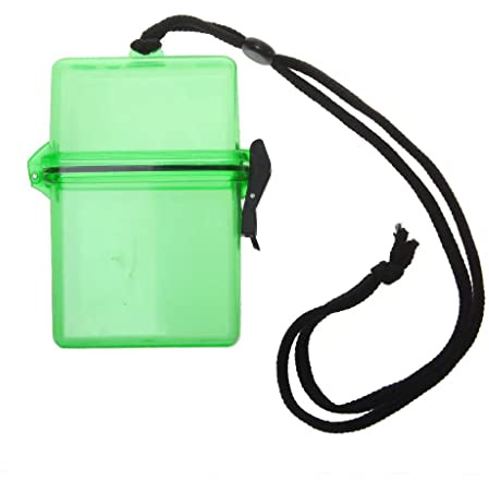 wasserdichte luftdichte Trockenbox Handyhalter Kunststoff Schlüssel Geldbörse Aufbewahrungsbehälter Bootfahren Schwimmen Kajakfahren Skifahren Strand Pool Wassersport Hülle - Grün