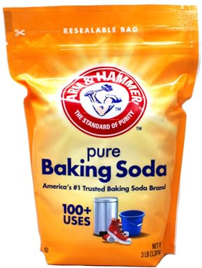 Arm & Hammer Baking Soda, 3lb Powder Bag, Pure Baking Soda for Baking, Cooking, Cleaning - Grocery
