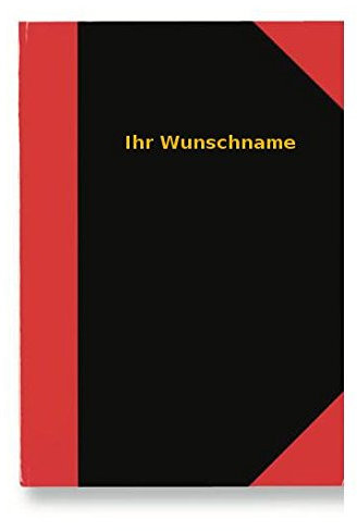 Kladde DIN A6 Notizbuch 96 Blatt kariert Tagebuch mit goldfarbender Gravur