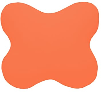 Dukal | Bezug für ACAMAR Seitenschläferkissen Nackenstützkissen | aus hochwertigem DOPPEL-Jersey | 100% Baumwolle | Farbe: orange