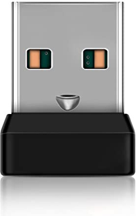 IOIUSKKU Receptor inalámbrico de 2,4G, Dispositivo de conexión de Escritorio Estable Profesional, Teclado de Ordenador, transmisor de ratón, Accesorio para PC