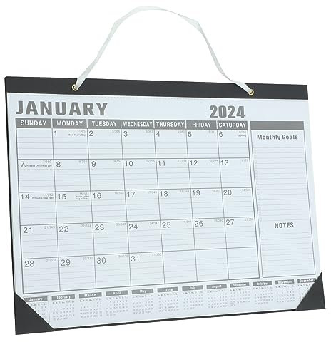 STOBOK Wandkalender Zum Aufhängen Monatskalender Terminkalender Für Zuhause Feiertagskalender Mit Notizfeldern Verarbeitet Und Einfach Anzuordnen