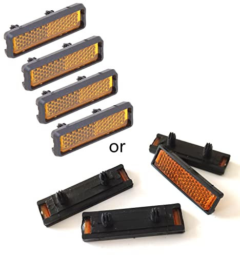 Vdaxvme 4 Stück/Set Pedalreflektoren, Nachtfahrrad, reflektierendes Fahrradzubehör