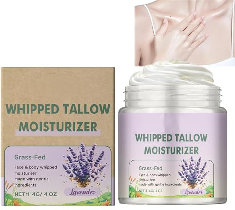 Crema Biologica di Sego di Manzo, Balsamo di Sego di Manzo, Cura Della Pelle di Sego di Manzo Naturale, Crema Viso Crema Corpo Lozione Corpo Crema Idratante per Tutti I Tipi Di Pelle