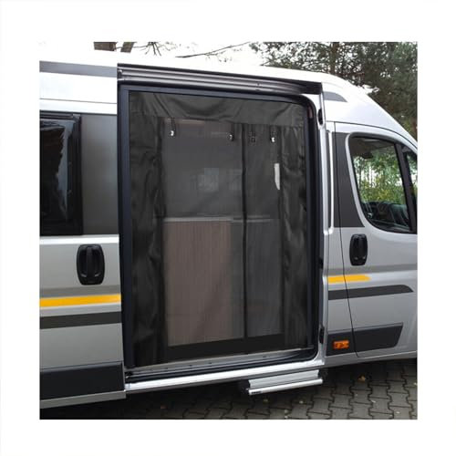 Magnetic Mosquito Nets for Van Sliding Door - Outdoor Camping Car Bug Mesh - Motorhome Accessories, Magnetic Fly Screen for Side Slider Door