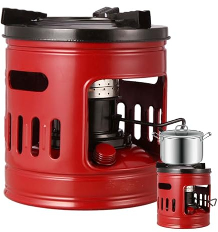 Chauffage D'appoint Petrole,Chauffage Au Pétrole,1.5 L Chauffage Mobile À Pétrole,Réchaud À Brûleur Portable,Chauffage De Tente D'intérieur À Convection À La Paraffine,Fournitures De Cuisine