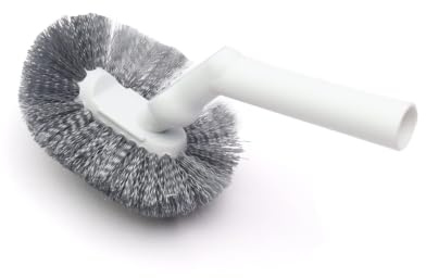 HASLED 2 Piezas Recambio Escobilla WC, Diseño Acodado Cabezal de Repuesto Cepillos de Inodoro, Roscado Cabezal de Cepillo para Inodoro de Plástico, Compatible con Cepillo de Inodoro de Misma Marca