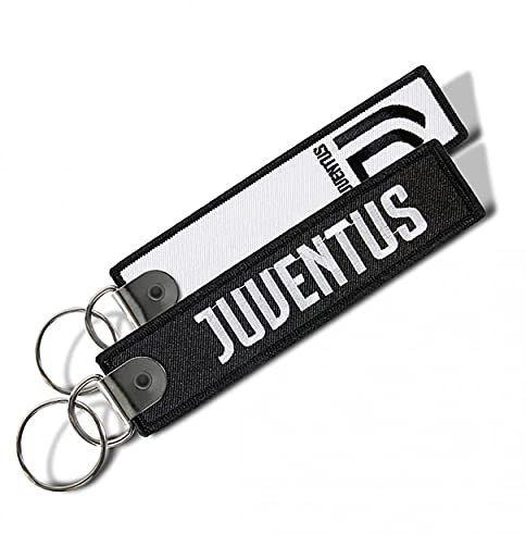 Juventus Portachiavi Stoffa Scritta Juve Prodotto Ufficiale Idea Regalo 2MOD