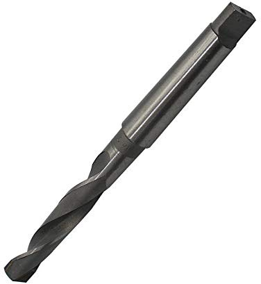 SUPERTOOL Broca de acero HSS para perforación de metal, 1 broca de torsión Morse con vástago cónico, para carpintería, 30 mm