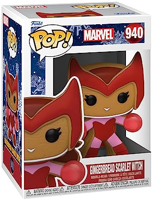 Funko Pop! Marvel: Holiday - Scarlet Witch - Marvel Comics - Vinyl-Sammelfigur - Geschenkidee - Offizielle Handelswaren - Spielzeug Für Kinder und Erwachsene - Comic Books Fans