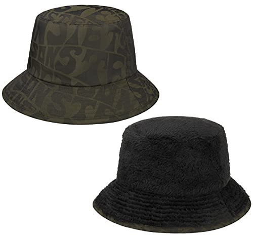 Stetson Double Sided Bucket Wendehut Zweifarbiger Wendbarer Fischerhut Unisex Ganzjährig Oliv M (56-57 cm)