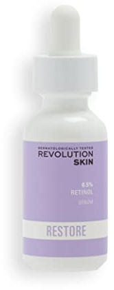 Revolution Skincare Retinol Serum für das Gesicht, 0,5% Retinol Intensives Serum, Anti-Ageing/Falten/Blemish, Vegan & tierversuchsfrei, 30ml