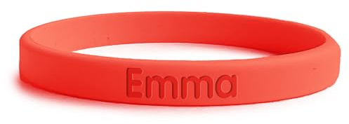 bienpegado – Pulsera SOS de silicona con nombre y teléfono – Ancho 7 mm, ligera y segura – Ideal para niños (1–10 años), paseos y viajes – 13 colores – Sin tinta añadida.