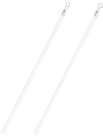 GARVALON 2stücke Gardinen Kippstab Aus Acryl Mit Haken Für Vorhänge Ersatz Für Jalousienstab Transparent Für Fensterdekoration