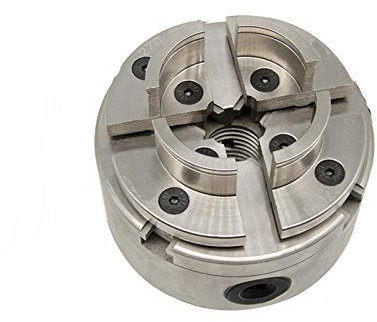 Drehfutter for die Holzbearbeitung, 4-Zoll-Edelstahl-Spannfutter M33 x 3,5, Zubehör for Holzdrehwerkzeuge, 4-Backen-selbstzentrierendes Holzdrehfutter, Schlüsselfutter, Bedienfeld for Holzdrehmaschine
