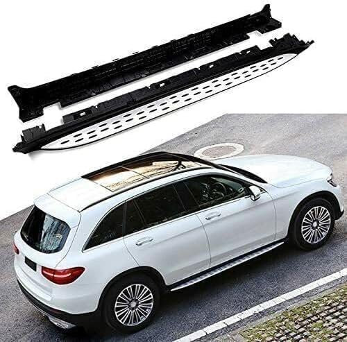 ZanLIn Auto Trittbretter Seitenschweller für Mercedes GLC Coupe 2016-2021, Trittbretter Schweller Seitenstufen Anticrash Flankenschutz Einstiegsleisten