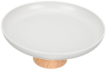 Expositor de postres Torre de postres Bandeja para frutos secos Bandeja para servir Bandejas redondas para postres Porta tartas redondo Frutero con pie Ensaladera Bandeja para servir frutos secos