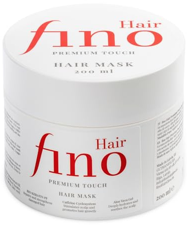 fino Hair Premium Touch Maschera Capelli – Con Biotina, Cheratina & Olio di Argan – Cura Profonda per Capelli Sani & Forti – Senza Siliconi & Parabeni – Idratazione & Protezione – 200ml