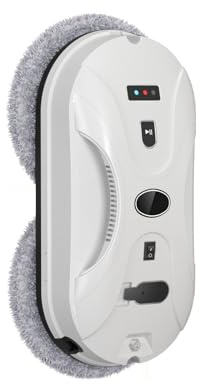 Robot limpiacristales automático con doble pulverizador de agua y aspirador de cristales con control remoto. múltiples modos