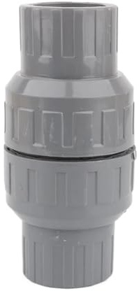 Clapet anti-retour 20/25/32/40/50 mm for aquarium, raccord de tuyauterie PVC, pièces de plomberie, connecteur de tube d'eau.(Grey,I.D 40mm)