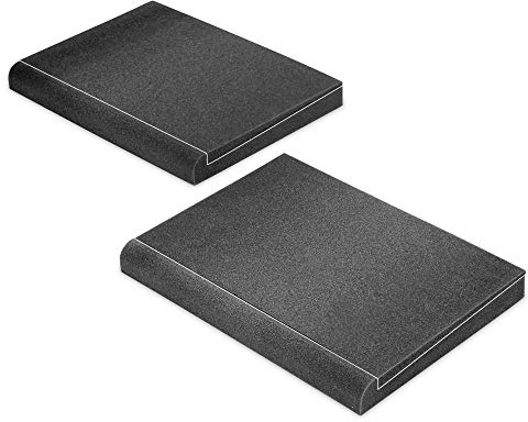 Pronomic ISO-Stand 8 Studiomonitor Absorberplatte 8 (Dämmkeil, Schrägsteller, 2-Komponenten, 5 Verschiedene Neigungswinkel, Maße: 4 x 39 x 29,5cm) Anthrazit