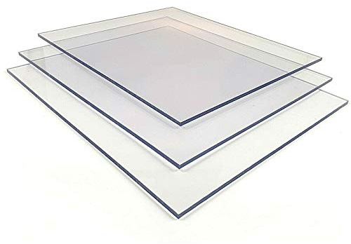 Polycarbonatplatten 6,0 mm Zuschnitte UV-Schutz transparent Massivplatten (6,0 mm, 750 x 680 mm)