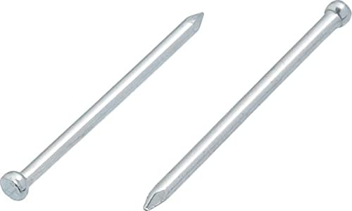 1.8mm x 35mm Galvanised Steel Bright Oval Lost Head Joinery Nails Small Head (Pack of 250) - D12D/1 1.8x35_250