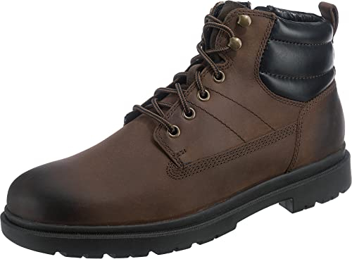 Geox U Andalo, Stivale alla caviglia Uomo, Caffè Scuro A00045, 39 EU