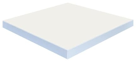 Dekorspanplatte Cremeweiß Miniperl als Tischplatte, Schreibtischplatte, Arbeitsplatte, Laden- und Möbelbau, 100x70 cm, Stärke: 28 mm