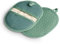 SPRINGLANE Topflappen-Set 2-TLG. Mint, Silikon & Baumwolle, hitzebeständig