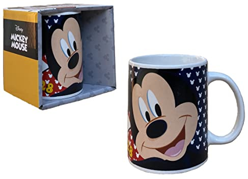 Tazza in ceramica, Topolino, Disney, Mickey Mouse, tazza mug, 350 ml, in scatola