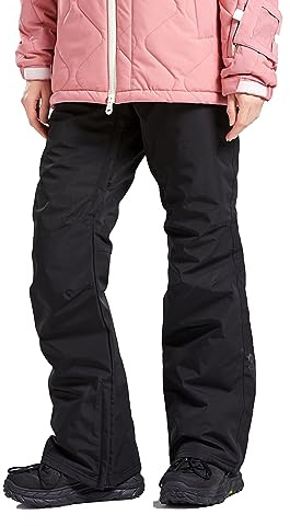 Bluemagic Skihosen Damen Ski Pants, Wind und Skihose, Wärmende und Atmungsaktive Schneehose, Outdoorhose Softshellhose Skianzughose(Schwarz,L)