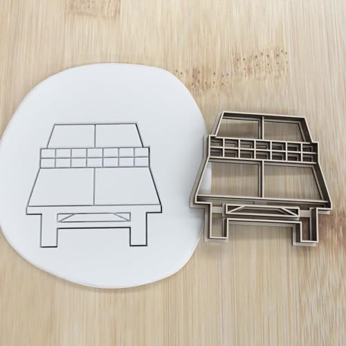 Tischtennisplatte cookie cutter Fondant Keksstempel/Ausstechform keksausstecher PLA ca.8cm