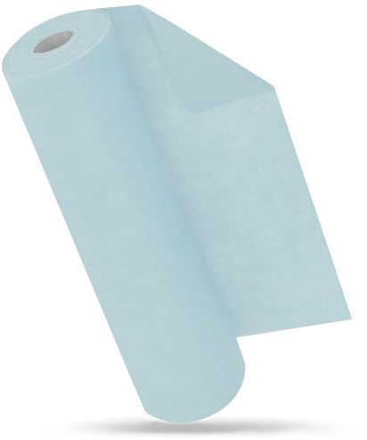 Moderno Tischläufer Tischdeko, in Hell-Blau (30 cm x 25 m), Festliche Dekoration für Geburtstage & Hochzeiten, Partydeko & Hochzeitsdeko vielseitiges Tischband