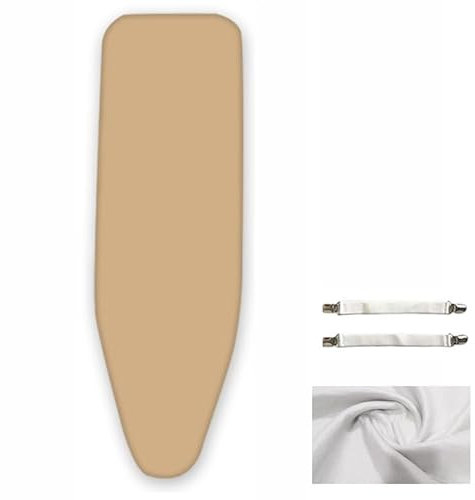 GSKFXJ Durevole Copertura Copriasse da Stiro Ricambio 97x33cm 110x35cm Cotone Copriasse da Stiro per Assi da Stiro, Regolabile Copriasse Ferro da Stiro con Imbottitura(38x13in/97x33cm)