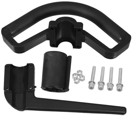 Milisten Lawn Mower Accessories Trimmer Handle Bar Pull Start Handle Manual Lawn Edger Exercise Handles Handle Grip Loop Handle Strong Long Reach Pole Pruner Bag Handle Black Plastic