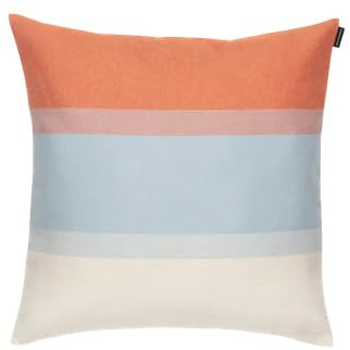 Marimekko Hennika Cushion Cover 50x50 cm, orange, White, lt.Blue