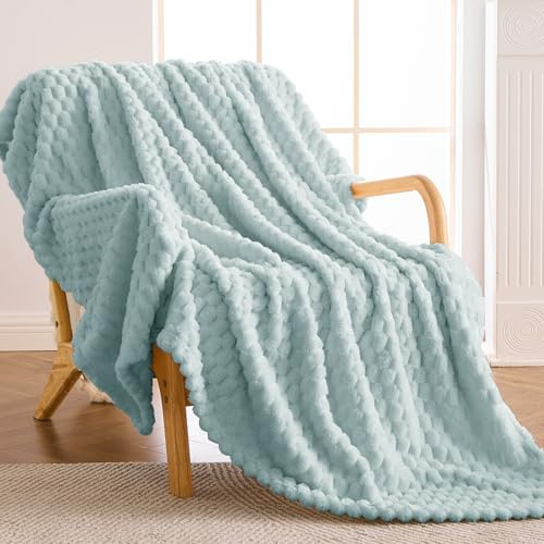 Vielit Kuscheldecke Flauschig 130x150 cm – Ultraweiche Fleecedecke für Couch & Sofa, Warme Wohn- & Kuscheldecke, Leichte Sofadecke, Gemütliche Couchdecke, Atmungsaktiv & Pflegeleicht Decke Sage Grün