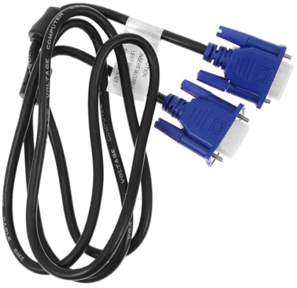 TINEASUR 2 pezzi Cavo Vga da Metri Estensione Schermata in Resistente al Calore per Collegare Monitor Laptop Proiettore