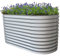 RS Trade® Rimini XL Hochbeet L 200 cm x B 100 cm x H 82 cm Gemüsebeet Gartenbeet Kräuterbeet Anzuchtbeet Frühbeet Stahl-Wellblech Zink-Alu Metall witterungsbeständig