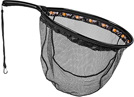 ZECK Predator Floating Rubber Net - Watkescher zum Spinnfischen, Unterfangkescher für Bellyboot, Kescher zum Watangeln, Angelkescher