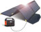 FlexSolar Kit de cargador de panel solar portátil plegable impermeable de 60W para camping, carga rápida USB A QC3.0 USB-C DC puertos para teléfonos celulares, laptop, estación de energía