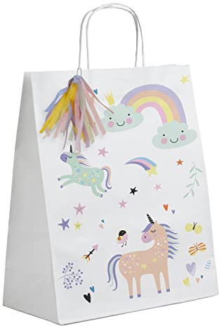 Folat 68315 Presentpåsar Unicorns & Rainbows - 6 stycken